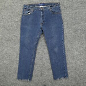 Arizona Jean Co Jeans Mens 38x30 Blue Flex Slim Straight Leg Medium Wash Denim